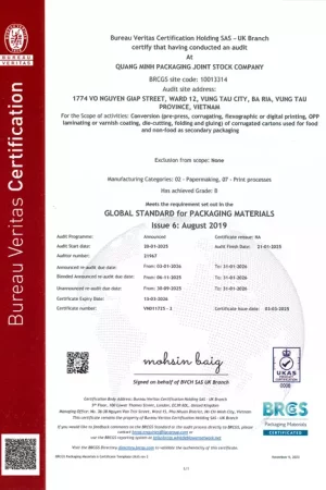 QUANG MINH - BRC (COMBINE FSSC) - RA - 20274131 - V2-02 QUANG MINH - BRC (COMBINE FSSC) - RA - 20274131 - V2-02