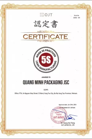 vn34-vn Chứng nhận 5S